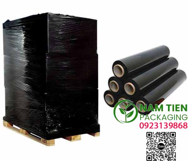 Màng Co PE Màu Đen Quấn Bảo Vệ Hàng 