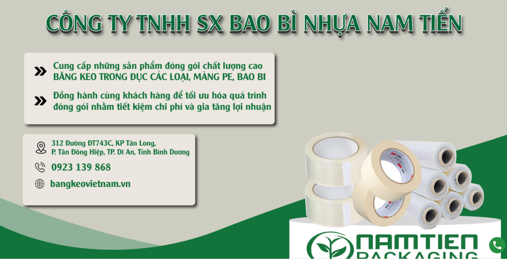 Công ty sản xuất băng keo uy tín tại TP.HCM